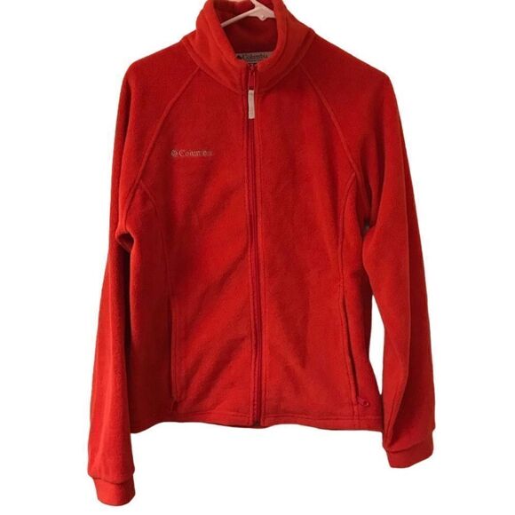 Columbia Other - Columbia Youth Red Full Zip Fleece Jacket Sz 18/20